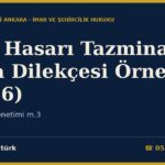 Yapı Hasarı Tazminat Dava Dilekçesi Örneği (2026) — 4708 Yapı Denetimi m.3