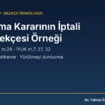 Yasaklama kararının iptali dava dilekçesi örneği 2026